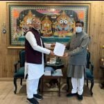 Home Minister Tamradhwaj Sahu met Steel Minister Dharmendra