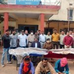 3 arrested with leopard and deer skin in Mahasamund