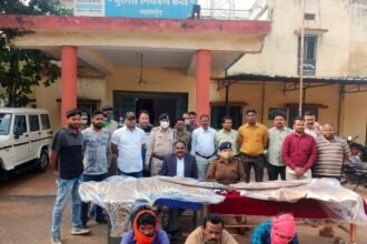 3 arrested with leopard and deer skin in Mahasamund