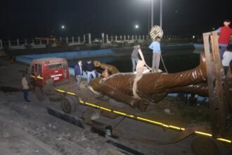 Shaheed Bhagat Singh's statue reached Bhilai