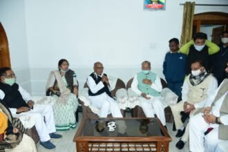 Former Chief Minister of Madhya Pradesh Digvijay Singh reached the Durg