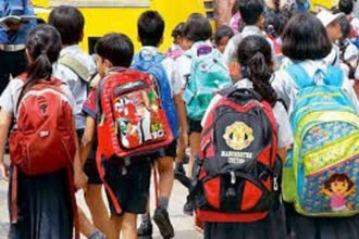 School bag weight will be 10 percent of the weight of children