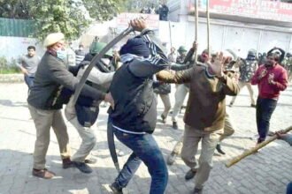 Kisan agitation: Alipur SHO attacked with sword with sword, accused in custody