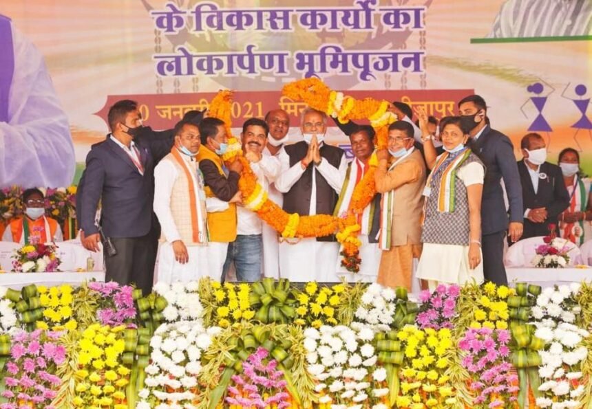 CM Baghel's gift to Bijapur Announcement of Kutru and Gangalur as Tehsils