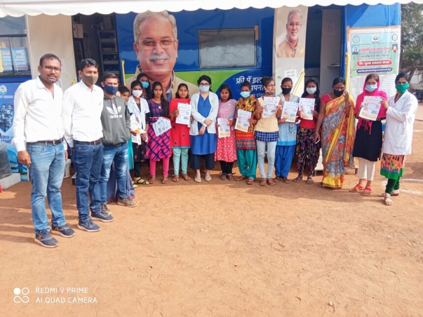 On the occasion of National Girl Child Day, Health check-up