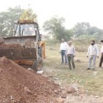 Preparation for illegal plotting was being done on the Smriti Nagar