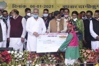 Chief Minister Bhupesh Baghel attended the inauguration foundation