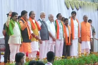 मंत्रिमंडल का विस्तार: उमेश कट्टी समेत सात नए विधायकों ने ली मंत्री पद की शपथ