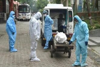 Due to the late update in Bihar, the number of deaths in the country increased