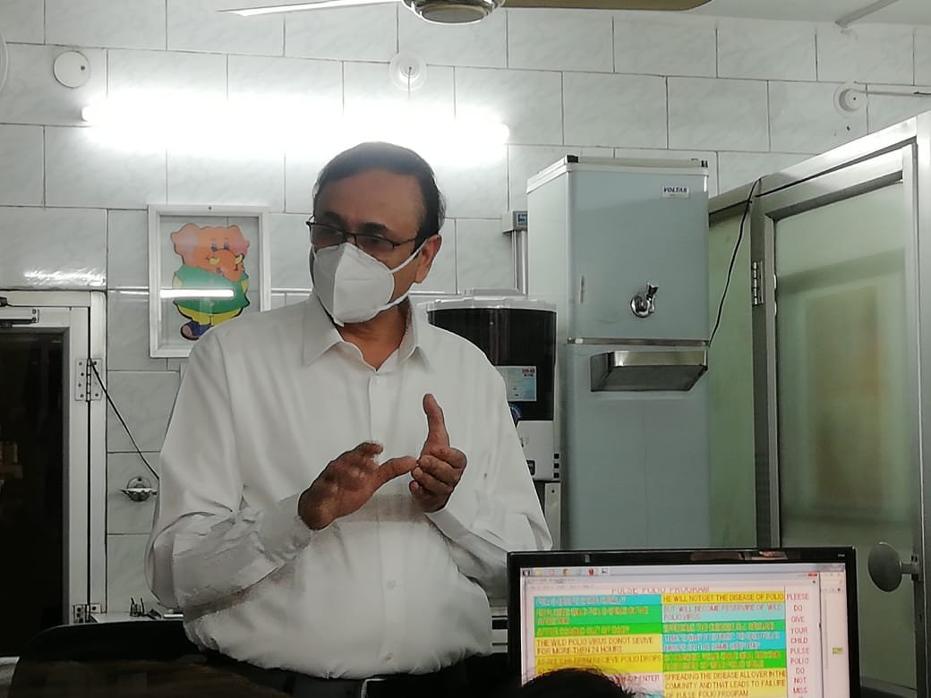 Pulse polio campaign tomorrow: pediatrician Dr. Rajkumar Aggarwal