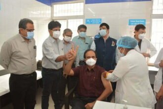 Corona vaccination started in Sector-9 Hospital