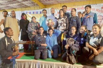 State Level Ball Badminton Competition: Durg district became the champion in women's category and Durg district in men's category