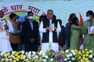 Chief Minister Bhupesh Baghel, who attended the Arpa Festival