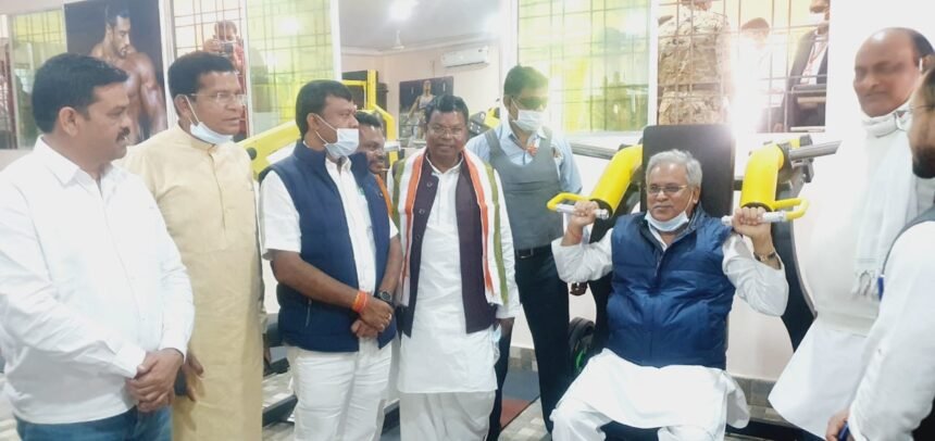 All-purpose fitness center for youth in tribal area…. Chief Minister