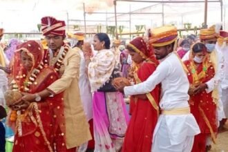 मुख्यमंत्री कन्या विवाह योजना के तहत् 75 जोड़ों का हुआ विवाह