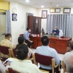 Administrator Dr. Sarveshwar Narendra Bhure took a meeting