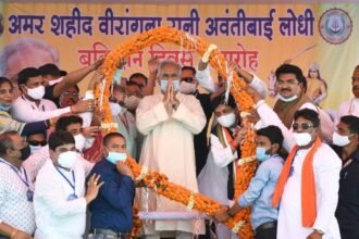 Chief Minister Veerangana Rani Avanti Bai Lodhi attended the sacrifice day program