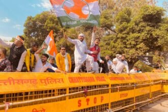 Youth Congress's hullabaloo: Demand for jobs for local youth besieges BSP