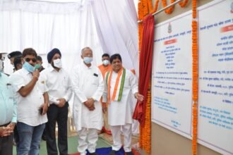 Home Minister Tamradhwaj Sahu offered development work to the Chandkuri