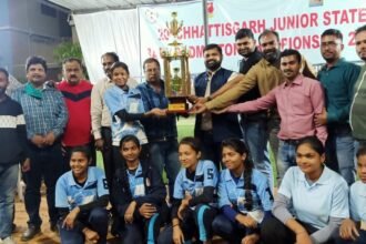 Girls of Bhilai won in Twenty-sixth Chhattisgarh State