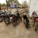 Be careful who drives a modified motorcycle… the traffic police