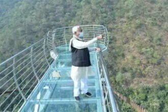 बिहार के राजगीर में बना देश का पहला ग्लास स्काई पर्यटकों के लिए खुला, सीएम नीतीश ने किया लोकार्पण