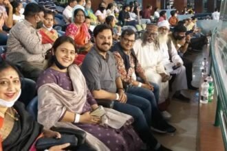 The respected personalities of Chhattisgarh also enjoyed the match of the