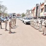 Durg police took out flag march…. People appealed