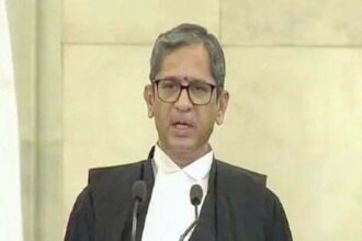 NV Ramanna becomes Chief Justice of Supreme Court…. President Kovind administered the oath