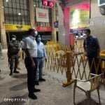 Continuous Kovid testing of passengers in railway station