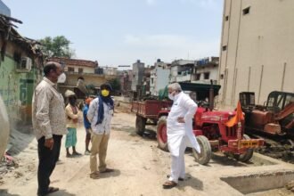 The construction work of Shankar Nala is still under lockdown, MLA Vora