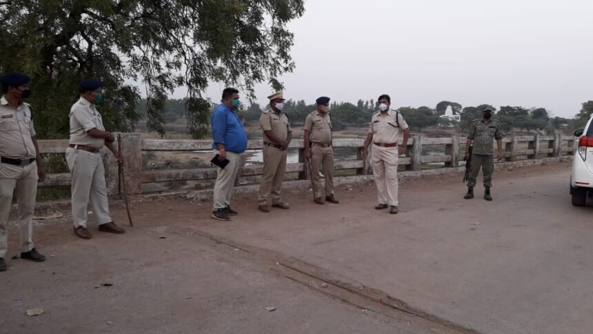 SP Prashant Thakur reached Patan and Amaleshwar to see the system