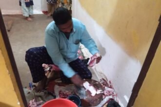 Was selling chicken and mutton at home secretly