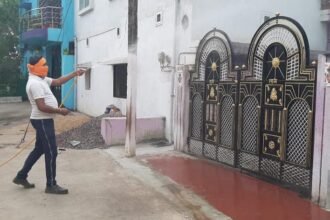 Two areas of Nehru Nagar zone declared as zones…. Sanitation done to home and adjacent area