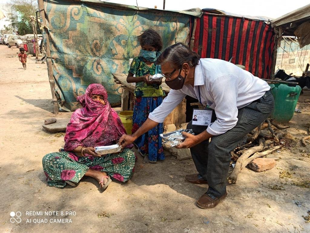 There is no starvation in lockdown, so foot packets are being delivered