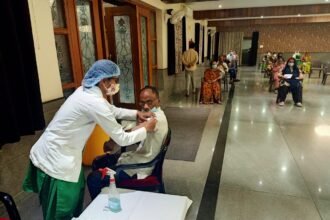 Vaccination is being conducted by the corporation in coordination