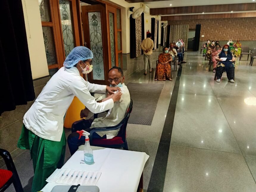 Vaccination is being conducted by the corporation in coordination