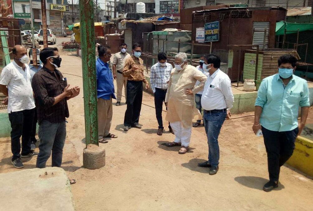 On the initiative of MLA Vora, the vegetable market will get relief from the sun and rain and dirt