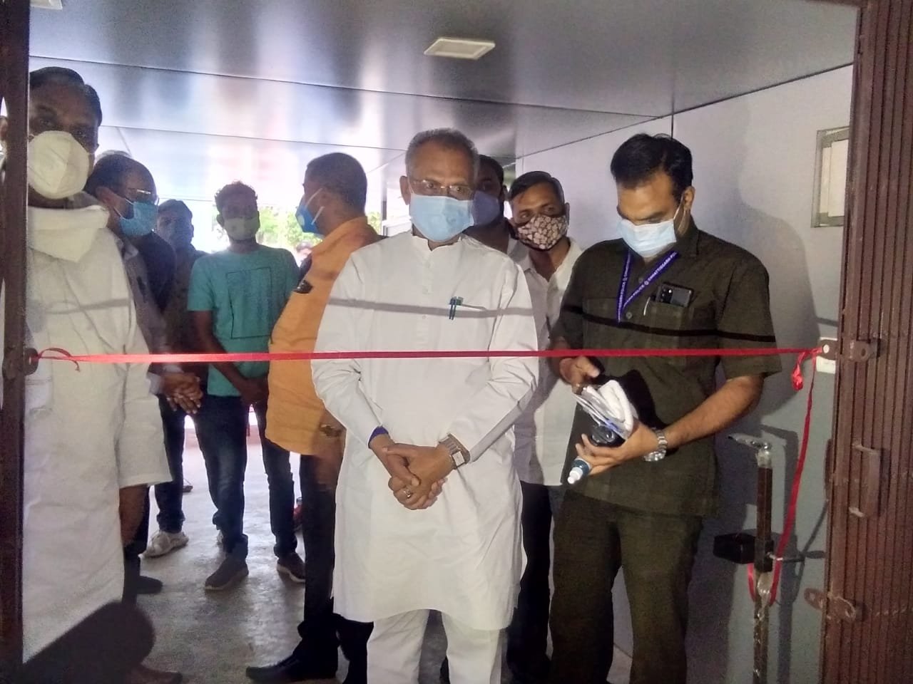 लाइवलीहुड कालेज में बना 80 बेड का आइसोलेशन सेंटर…. गृह मंत्री श्री ताम्रध्वज साहू ने किया शुभारंभ