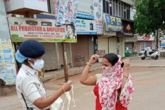 Police strictures on those who roam without masks…. Masked with explanation