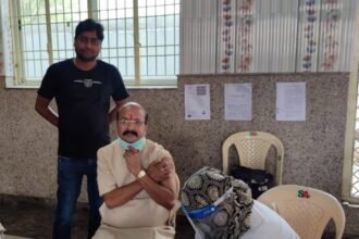 State Congress General Minister Jitendra Sahu inspected the first dose of the