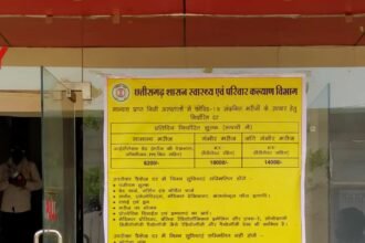 The rate list prescribed by the government has been posted in the private hospital