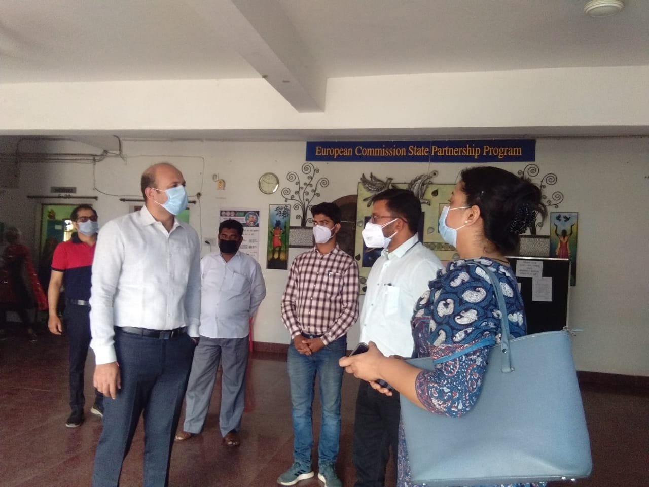 Collector inspected the control room made for home isolation, said