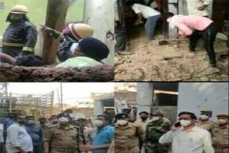 हादसा: जर्जर मकान ढहने से बड़ा हादसा, मां-बाप और तीन बेटों की मौत