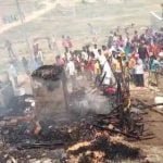 दर्दनाक हादसा: बंद झोपड़ी में जिंदा जलकर 4 मासूमों की मौत, कोरोना से बचाव के लिए बच्चों को झोपड़ी में किया था लॉक