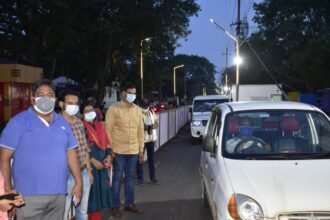 सेक्टर 05 में ड्राइव इन वैक्सीनेशन की हुई शुरूआत… आवश्यक कार्य से निकले वरिष्ठ नागरिक भी पहुंचे टीका लगवाने