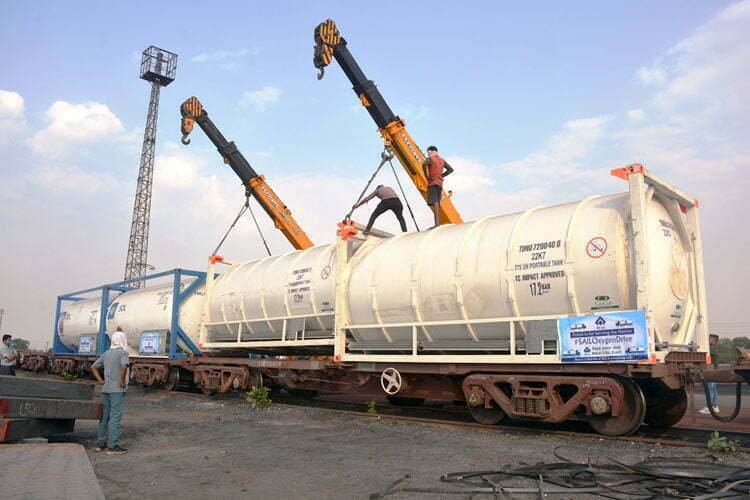 Oxygen from Bhilai became a lifeline for the corona patients of Tamil Nadu