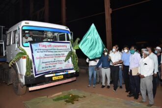 जम्मू के अंजी नदी में बन रहे देश के पहले रेलवे स्टेड केबल ब्रिज का पहला स्टॉक रवाना….. कलेक्टर डॉ. सर्वेश्वर नरेंद्र भुरे एवं एसपी प्रशांत ठाकुर ने दिखाई हरी झंडी