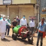 Defeating Corona In the third phase, morning sanitization…. Legislator Vora is helping the public by becoming a link between governance and administration