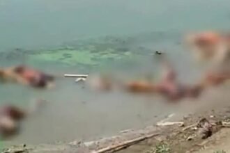 गंगा में बहती दिखीं 30 से ज्यादा लाशें, कोरोना महामारी के डर से सहमे लोग